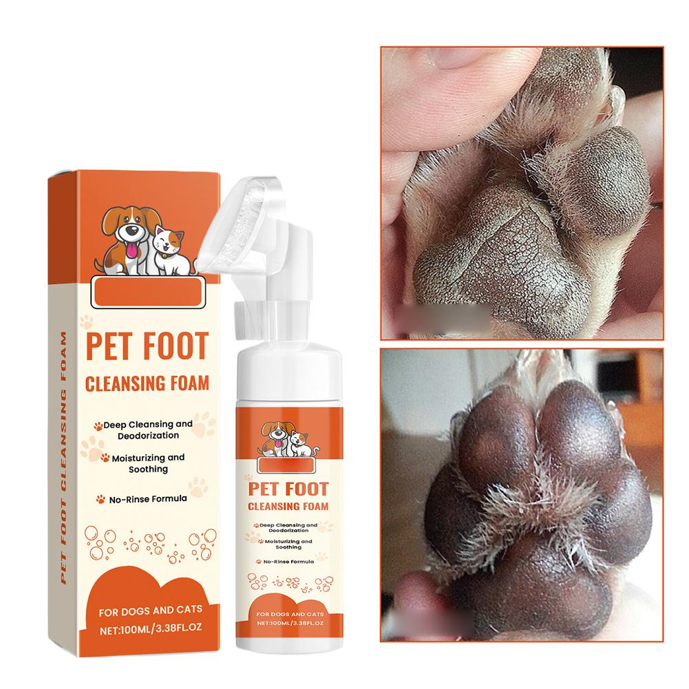 Pet Ear Cleaner - Pembersih Busa Kaki Hewan Peliharaan, Pembersihan