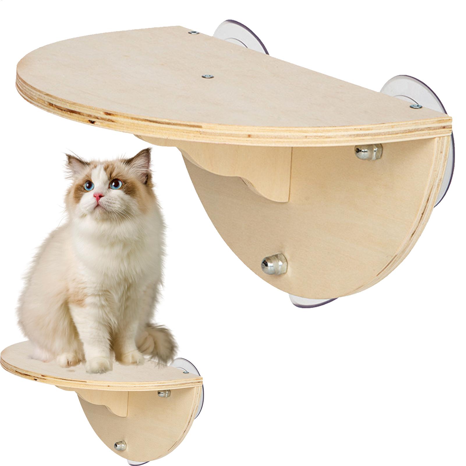 Cat Window Perch - Rak Jendela untuk Kucing, Hemat Tempat,