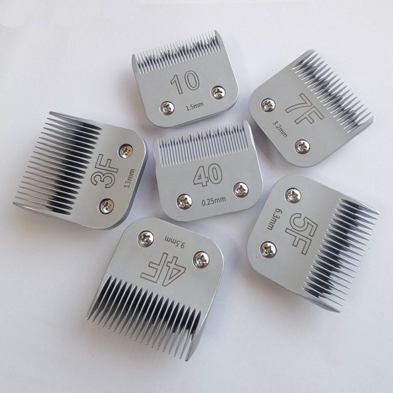Dog Grooming Clippers - Seri kepala pemotong logam gunting dorong