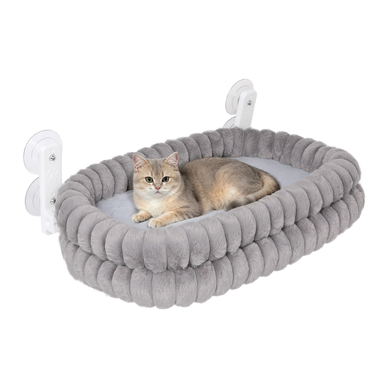 Cat Window Perch - Tempat Tidur Kucing Tebal Berlapis Ganda,