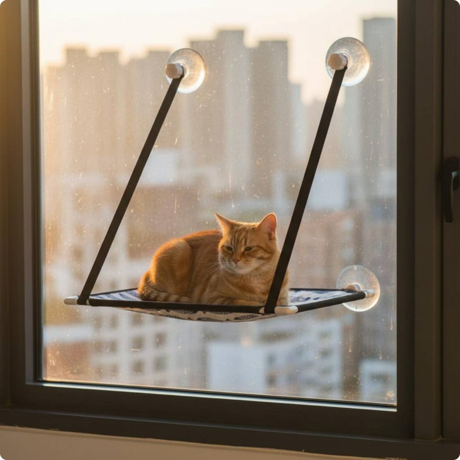 Cat Window Perch - Tempat Tidur Kucing di Jendela Hemat