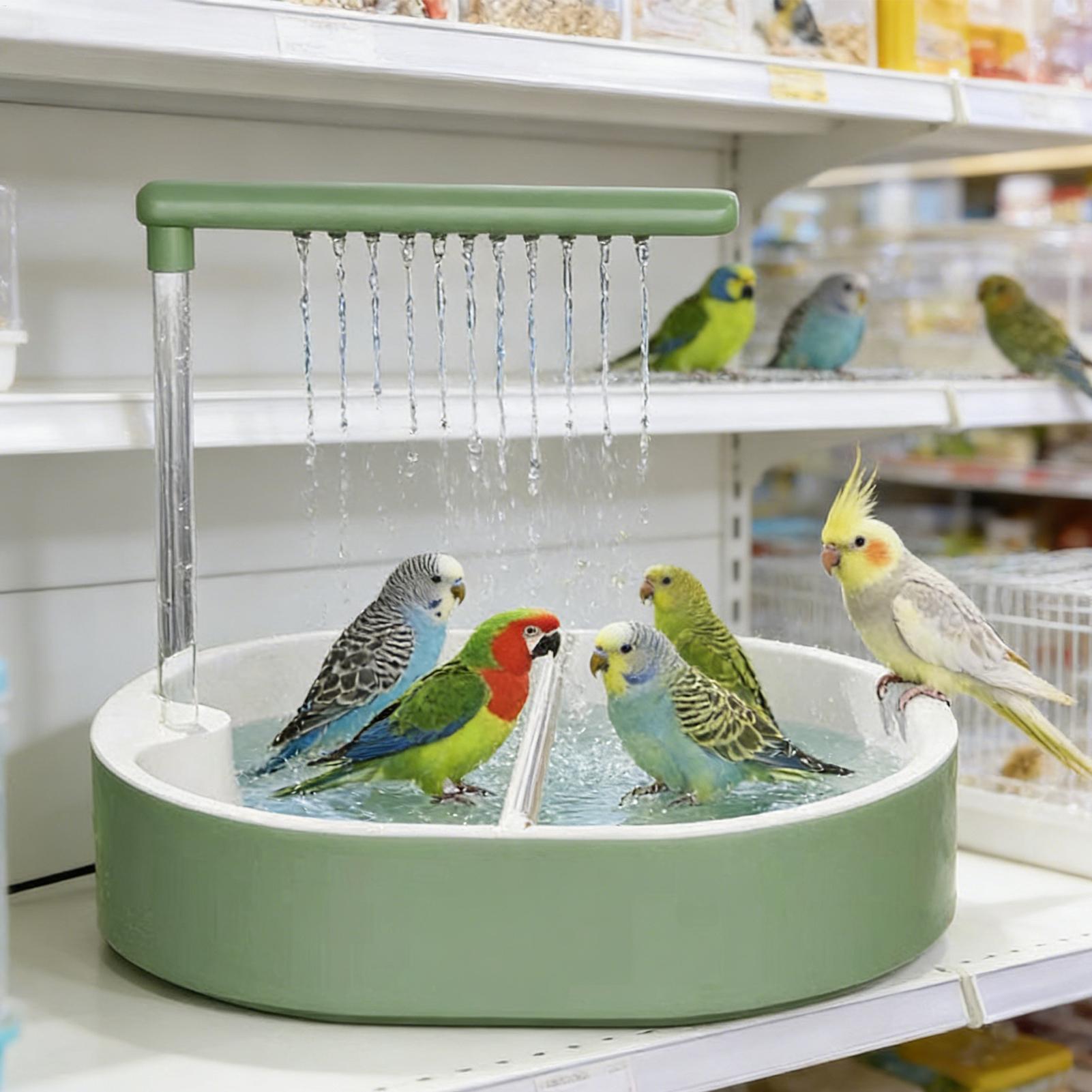 Bak Mandi Burung Otomatis untu - Bird Cage Parrot ulasan dan harga