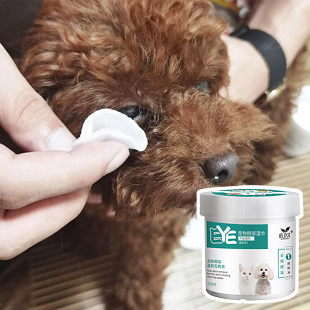 130pcs Eye Wipe For Dogs Cats, - Pet Ear Cleaner ulasan dan harga
