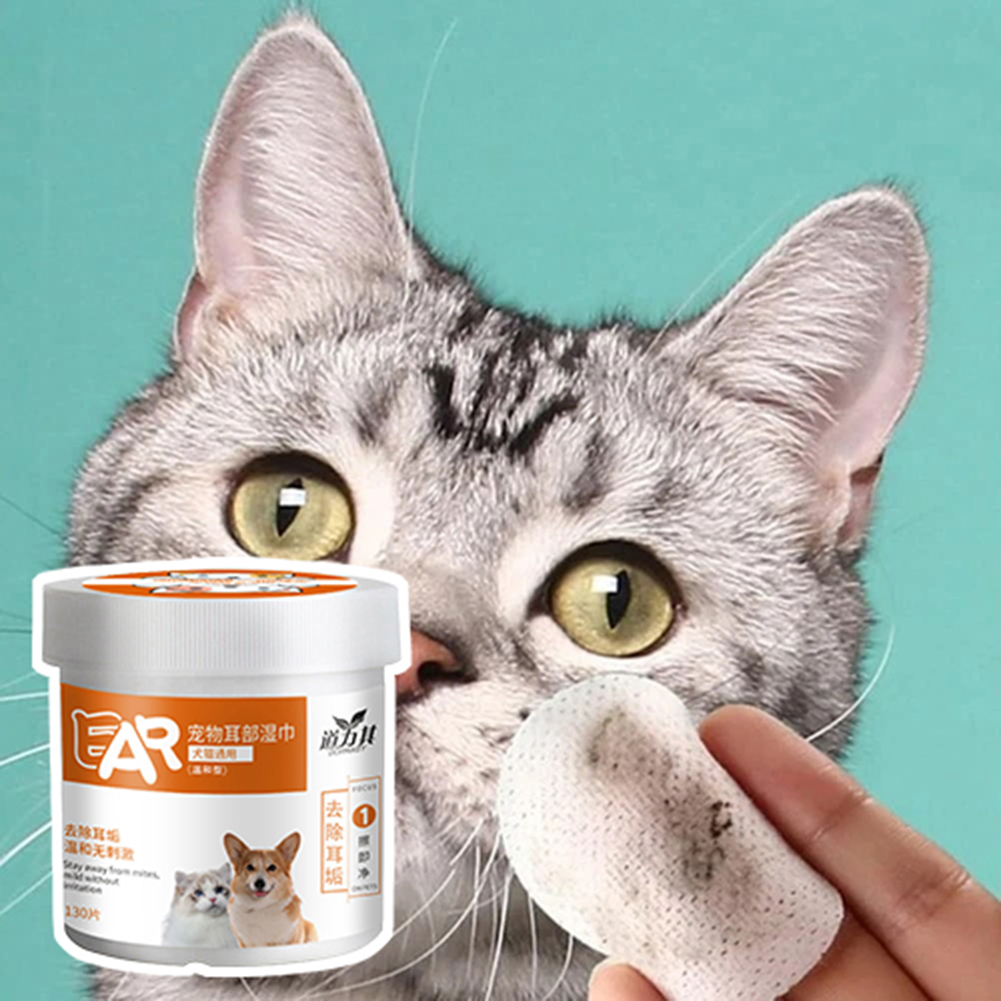 130pcs Eye Wipe For Dogs Cats, - Pet Ear Cleaner ulasan dan harga