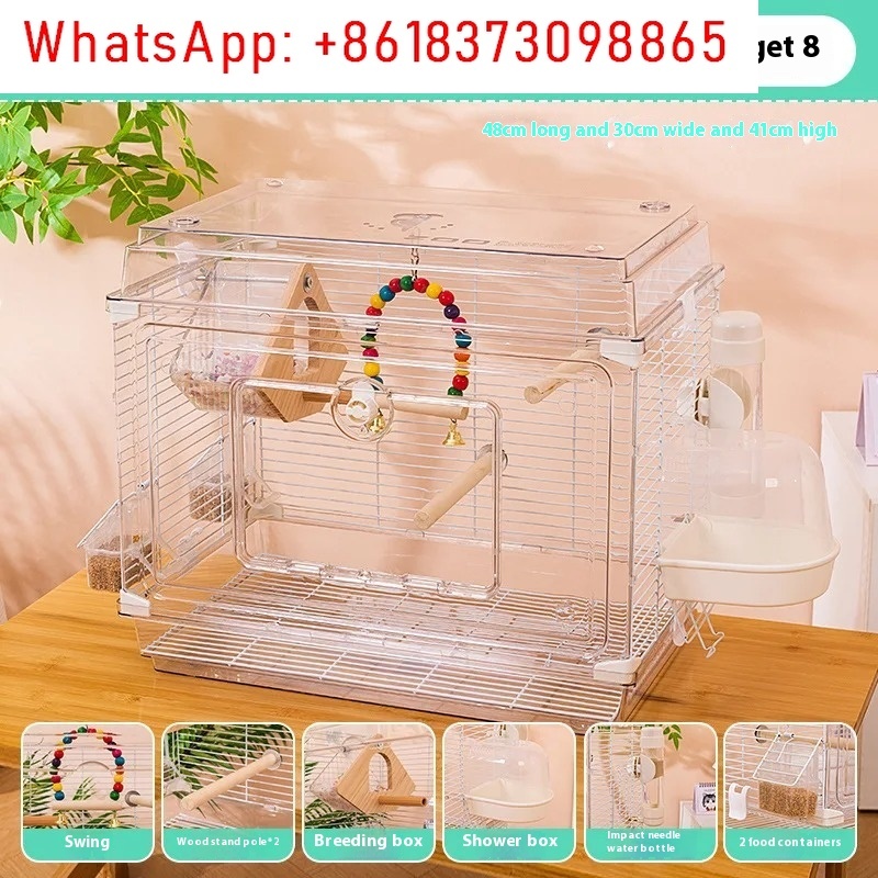 1 Buah Kandang Burung Akrilik  - Bird Cage Parrot ulasan dan harga