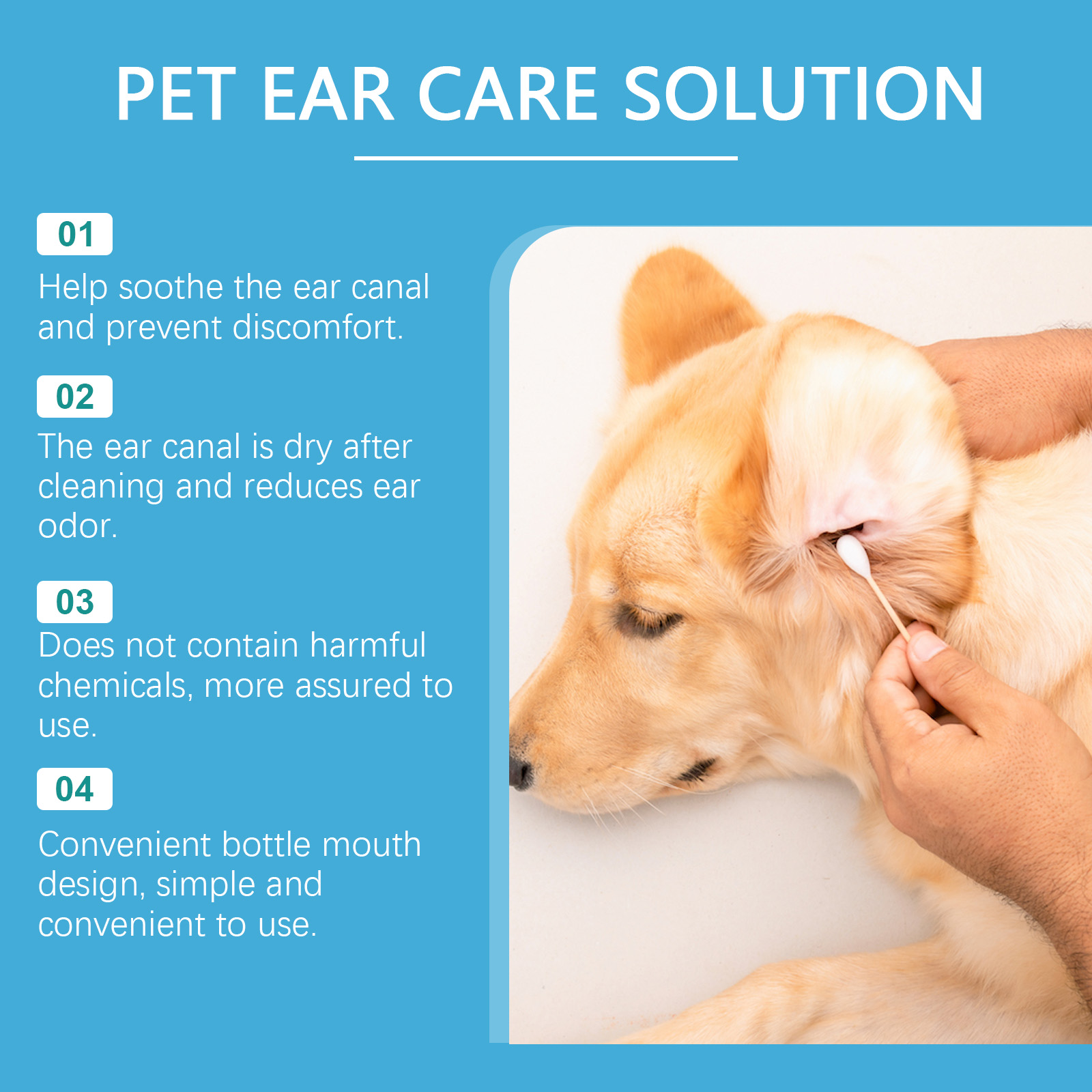 Pembersih Telinga Hewan Peliha - Pet Ear Cleaner ulasan dan harga