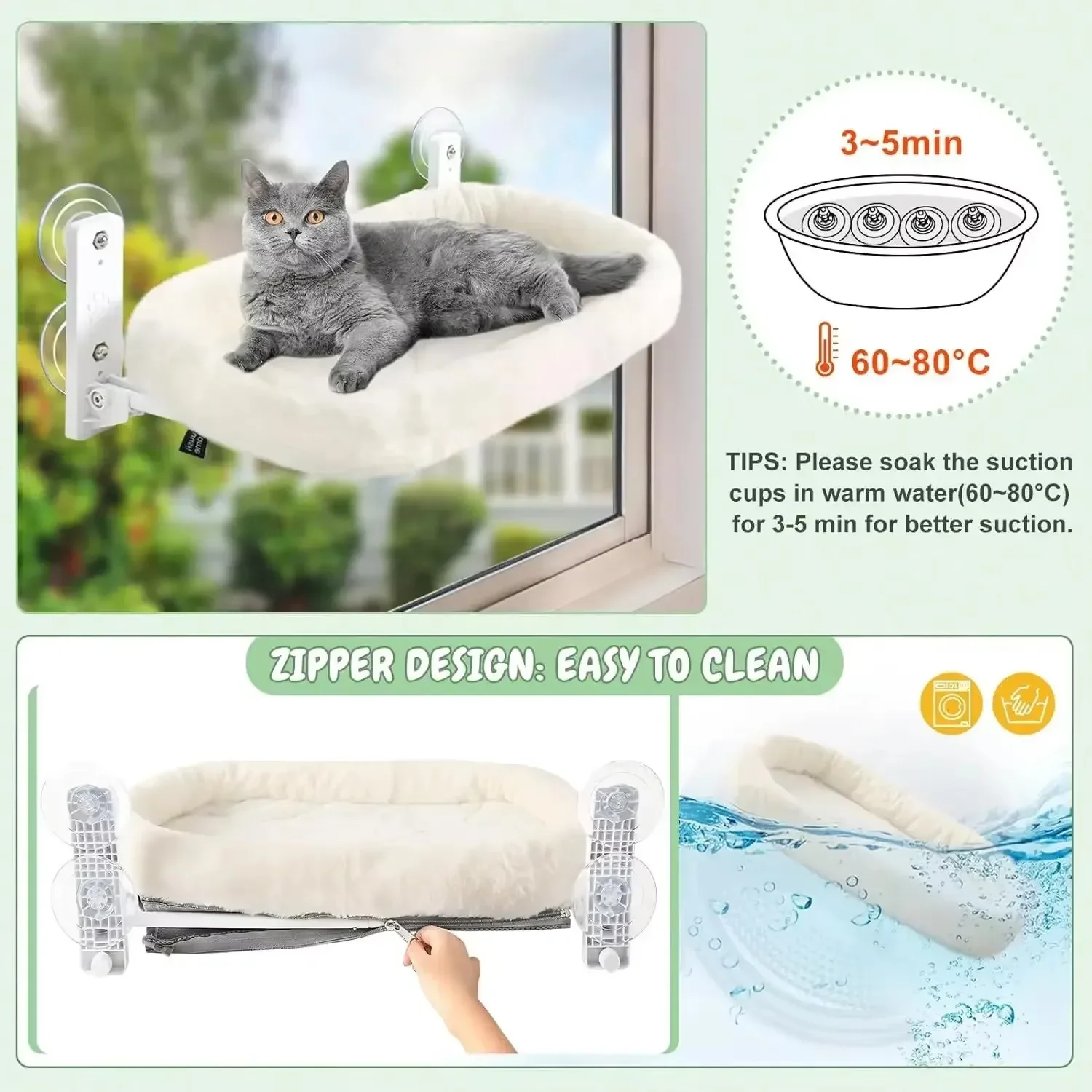 Tempat Tidur Gantung Kucing di - Cat Window Perch ulasan dan harga