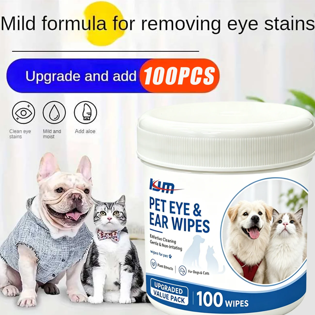 KJM 100 lembar Tisu Pembersih  - Pet Ear Cleaner ulasan dan harga