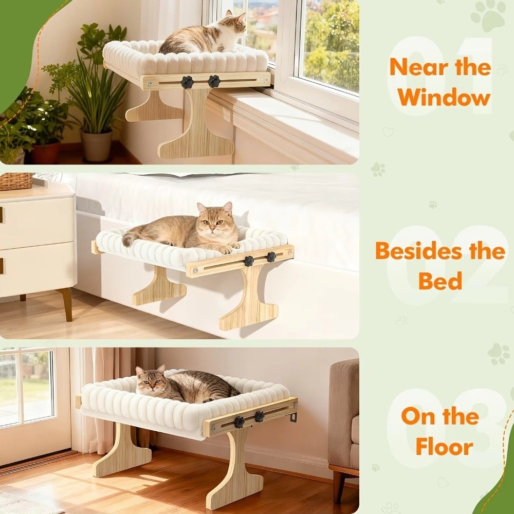 Tempat Tidur Kucing di Jendela - Cat Window Perch ulasan dan harga