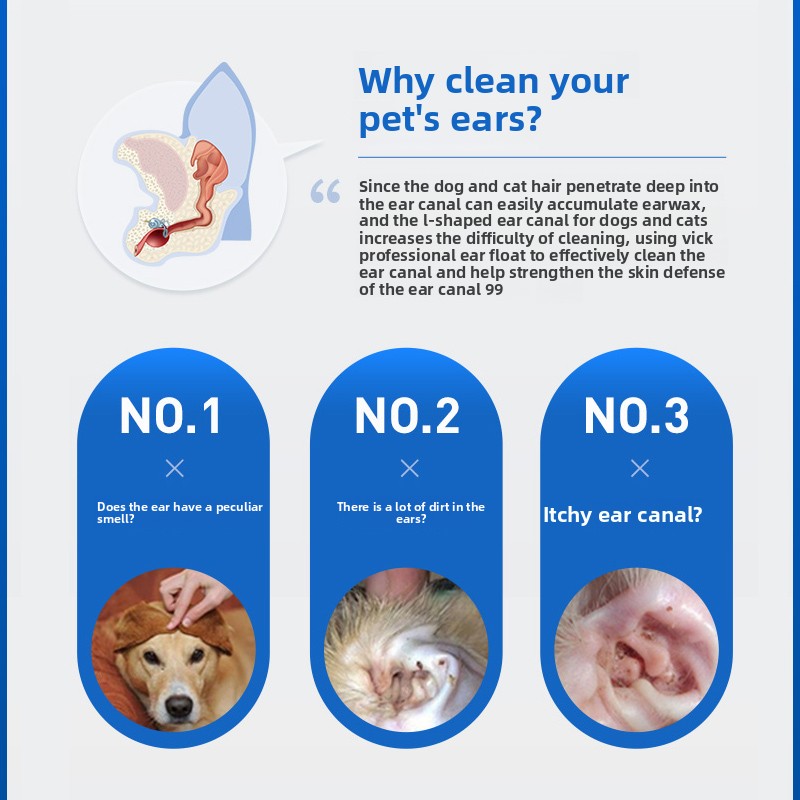 PETCLEAR Tetes Telinga Anjing  - Pet Ear Cleaner ulasan dan harga