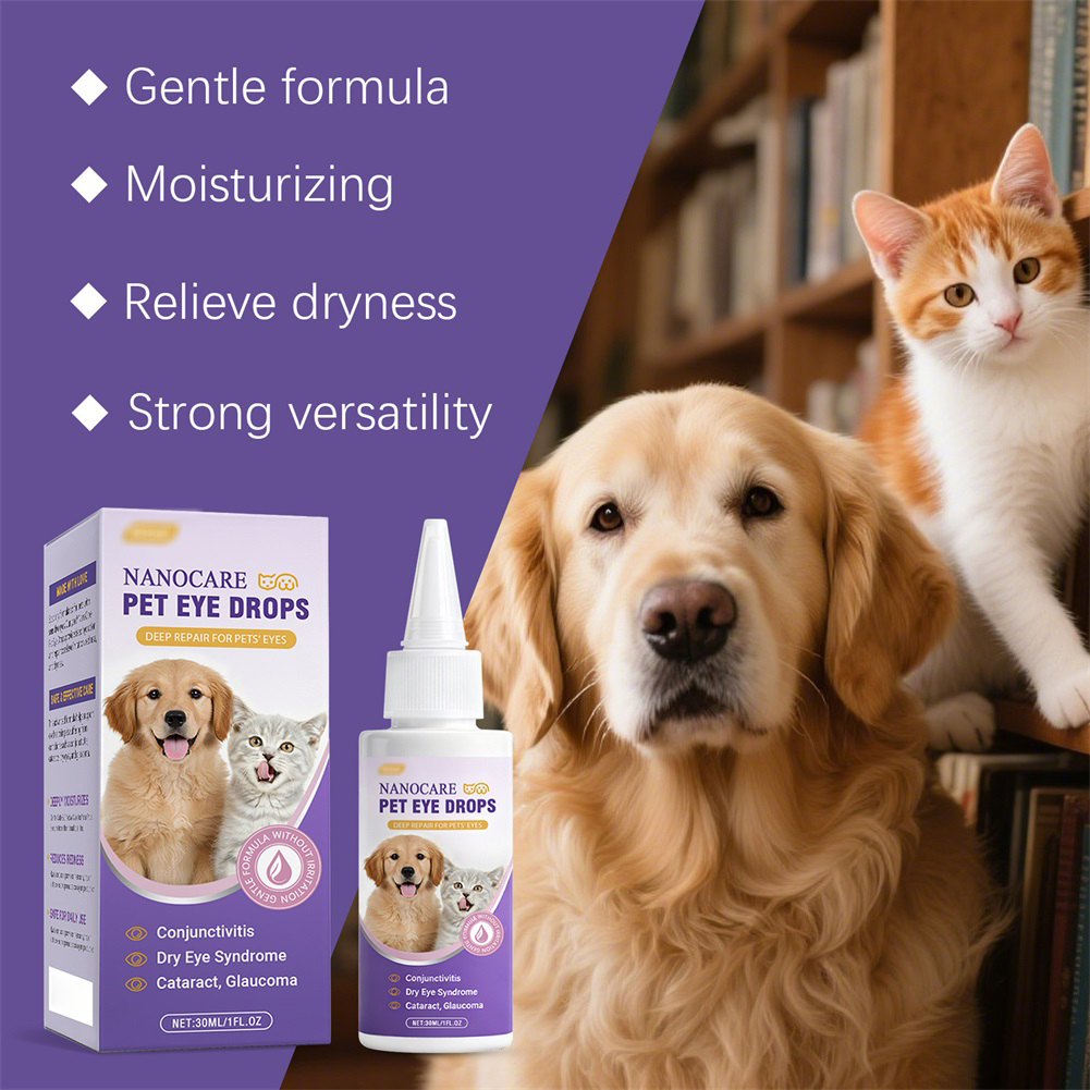 30ml Pet Eye Drops For Dogs Ca - Pet Ear Cleaner ulasan dan harga