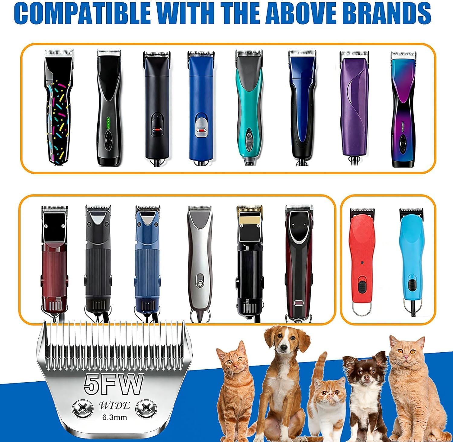 Pisau Lebar untuk Perawatan He - Dog Grooming Clippers ulasan dan harga
