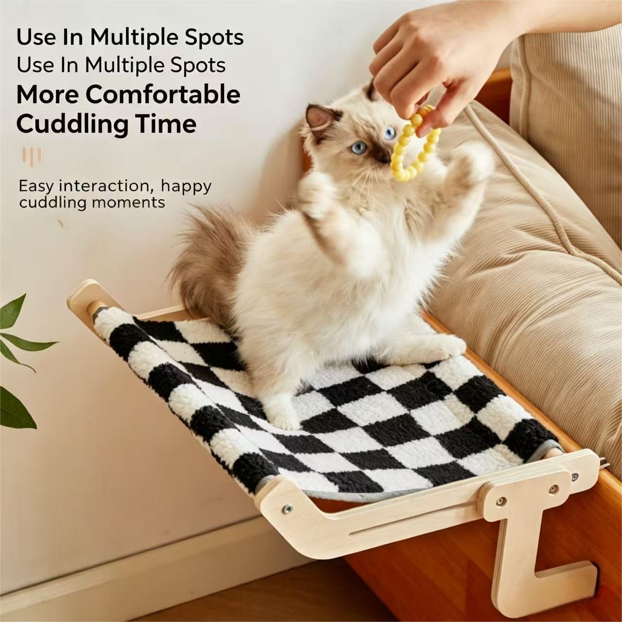 Tempat Tidur Kucing Kayu yang  - Cat Window Perch ulasan dan harga